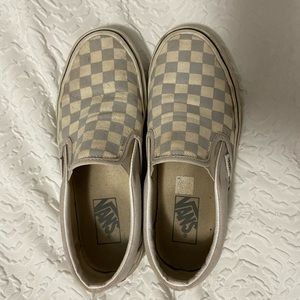Blue Checkered Vans